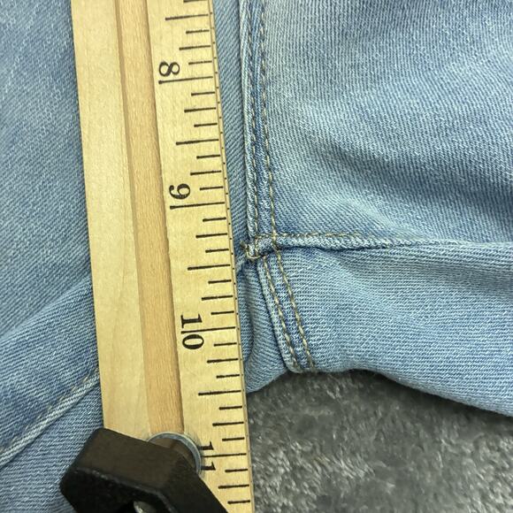 Pacsun Jeans Womens Jegging 27 Blue Light Wash Denim Bikercore Distressed Pants - Picture 11 of 13